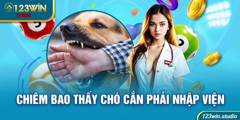 Chiêm bao thấy chó cắn phải nhập viện